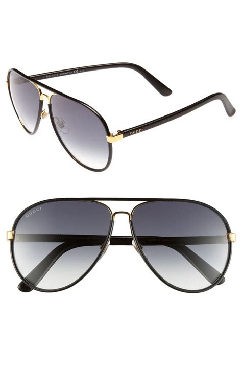 gucci sunglasses leather frame aviator|Gucci unisex aviator sunglasses.